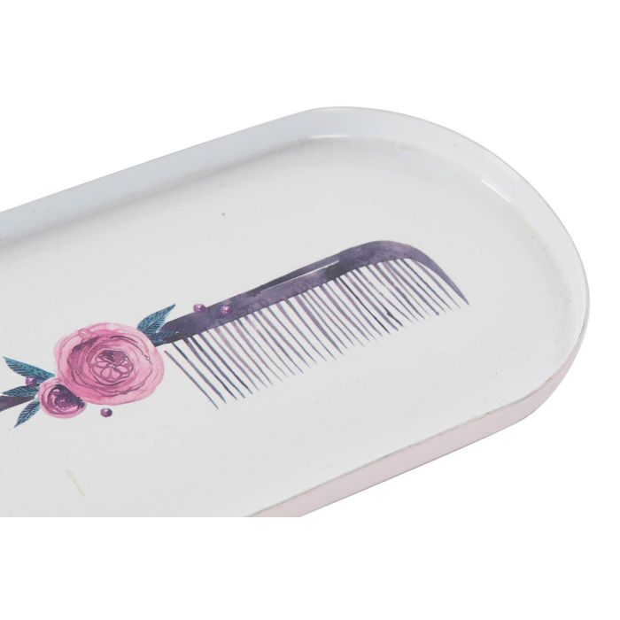 DKD Home Decor Bandeja Vaciabolsillos Organizador Shabby Chic Blanca de Metal Hecha a Mano, Juego de 4 Unidades, Medidas 20.5x10.3x1 cm 1 DKD Home Decor Bandeja Vaciabolsillos Organizador Shabby Chic Blanca de Metal Hecha a Mano, Juego de 4 Unidades, Medidas 20.5x10.3x1 cm 1