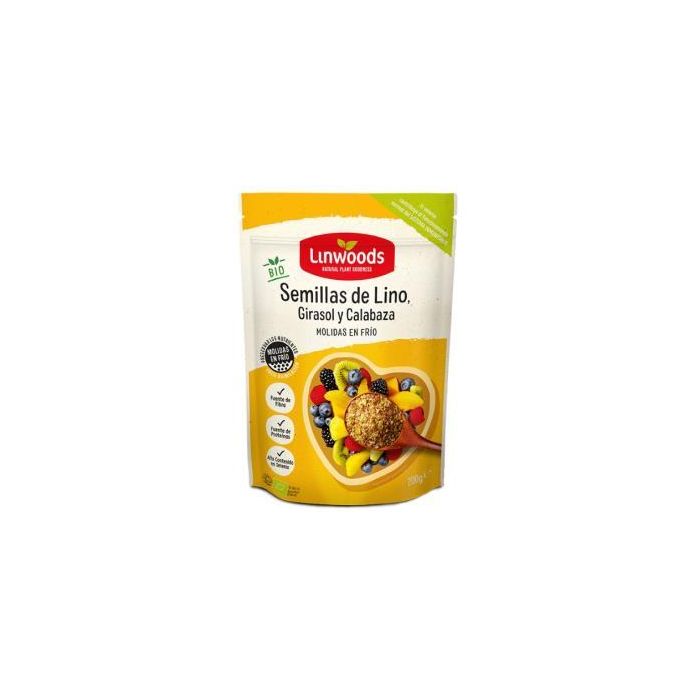 Semillas De Lino Calabaza Girasol Molido 200G Bio