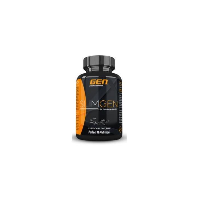 GEN PROFESSIONAL Slimgen 120 Cápsulas con Café Verde, Myo Inositol, DNF-10, Té Verde y Crominex 3+