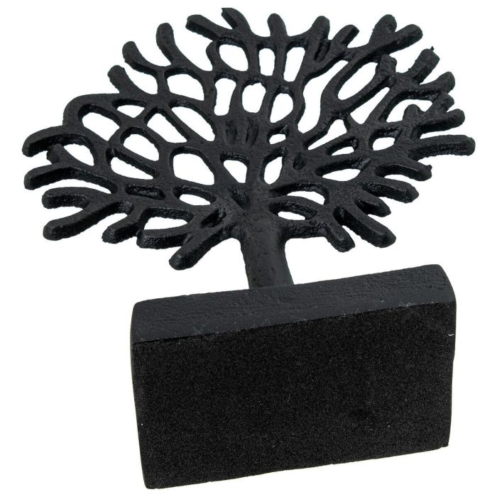 Figura Decorativa Alexandra House Living Negro Árbol 17 x 17 x 7 cm 2