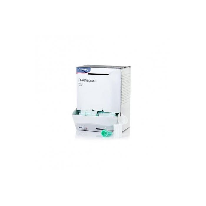 Ovadiagnost Kit Análisis Muestras Fecales 50 Unidades - Diagnóstico Parasitarias Perros, Gatos, Caballos Ovadiagnost Kit Análisis Muestras Fecales 50 Unidades - Diagnóstico Parasitarias Perros, Gatos, Caballos
