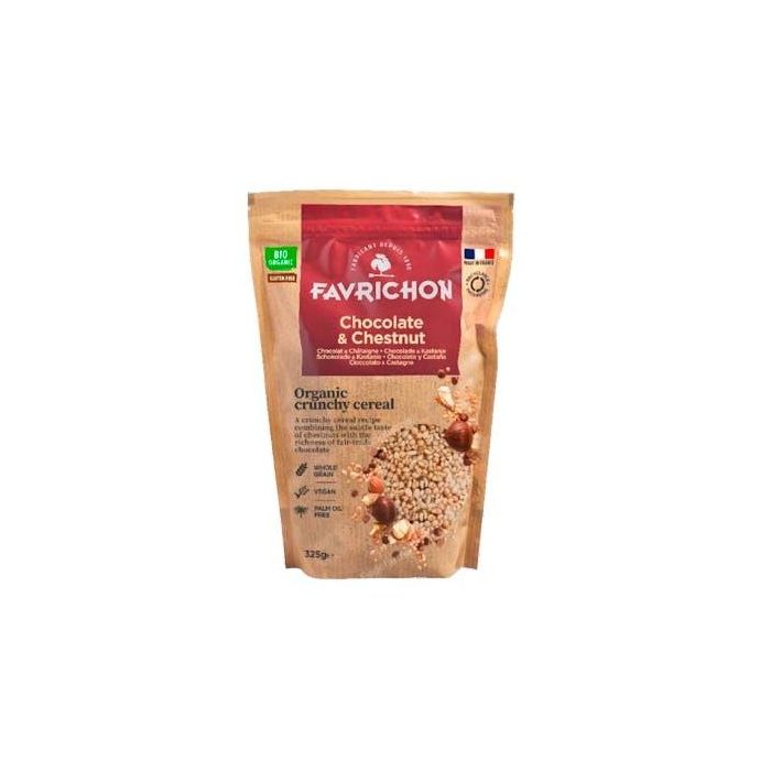 FAVRICHON Muesli Crunchy Chocolate Castaña Bio Sin Gluten Vegano 325g
