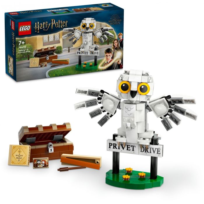 LEGO 76425 Set de Construcción Harry Potter: Lechuza Nival Hedwig Articulada - Número 4 de Privet Drive, Juguete Fantasía 14 LEGO 76425 Set de Construcción Harry Potter: Lechuza Nival Hedwig Articulada - Número 4 de Privet Drive, Juguete Fantasía 14