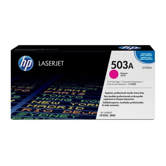HP 503A Magenta Original LaserJet Toner Cartridge HP 503A Magenta Original LaserJet Toner Cartridge