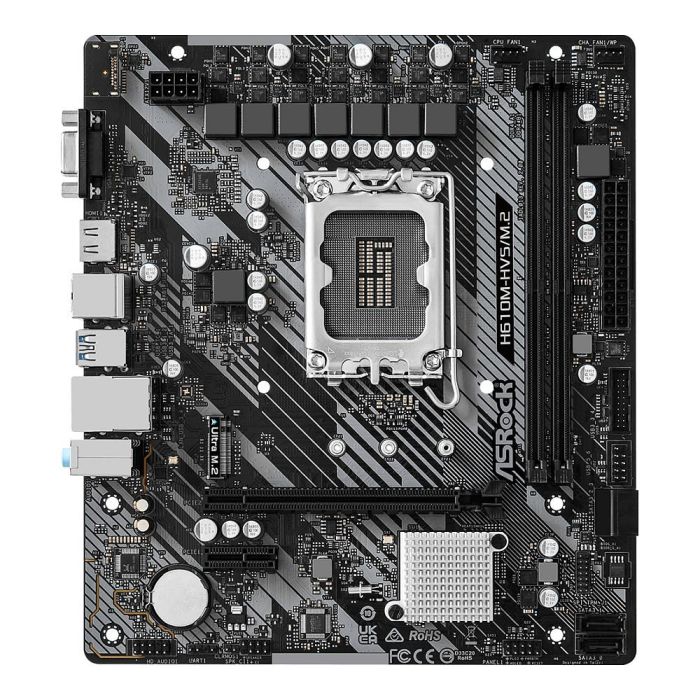 Asrock Placa Base LGA 1700 H610M-HVS/M.2 Micro ATX DDR4 1