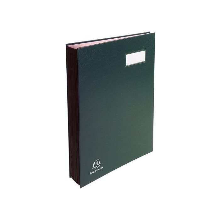 Portafirmas Exacompta Directivos 12 Departamentos Verde