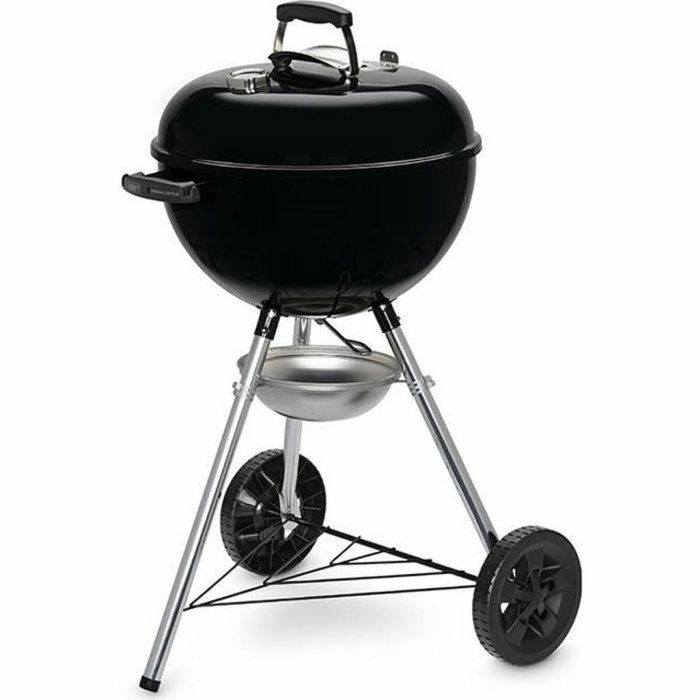 Barbacoa de carbón WEBER Original Kettle E-4710 - Acero cromado - Ø 47 cm