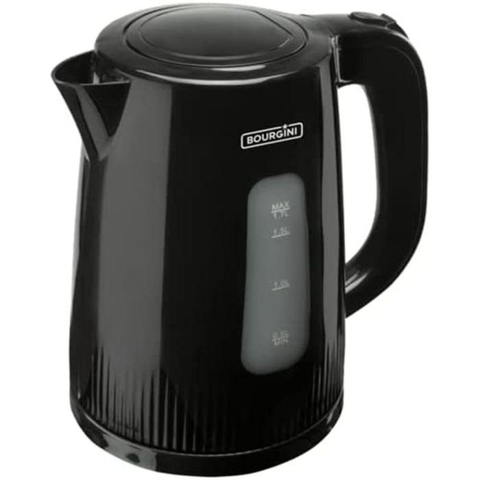 Hervidor y Tetera Eléctrica Bourgini 230016 Negro 2200 W 1,7 L 0 Hervidor y Tetera Eléctrica Bourgini 230016 Negro 2200 W 1,7 L 0