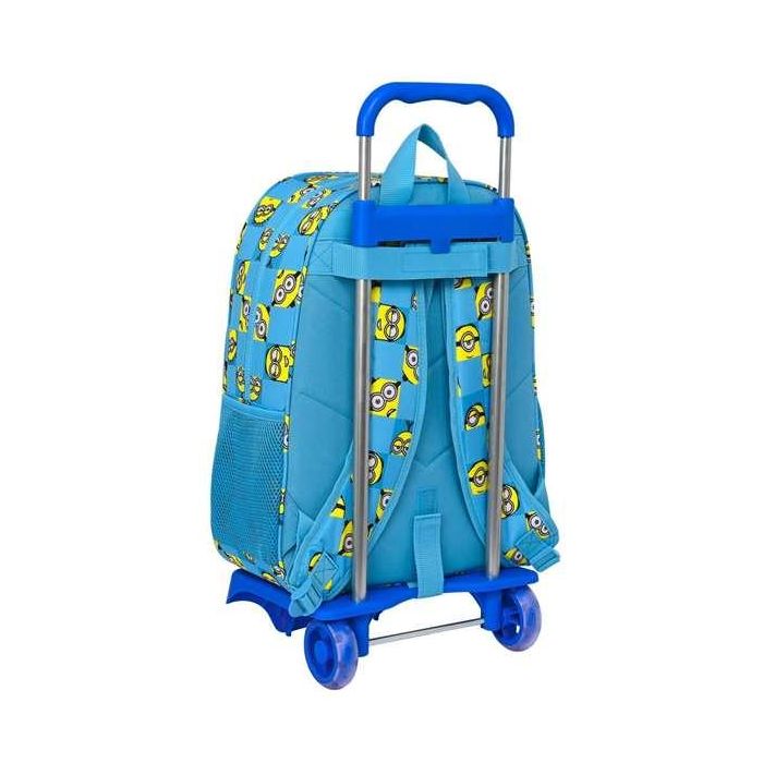 Mochila Escolar con Ruedas Minions Minionstatic Azul (33 x 42 x 14 cm) 2 Mochila Escolar con Ruedas Minions Minionstatic Azul (33 x 42 x 14 cm) 2