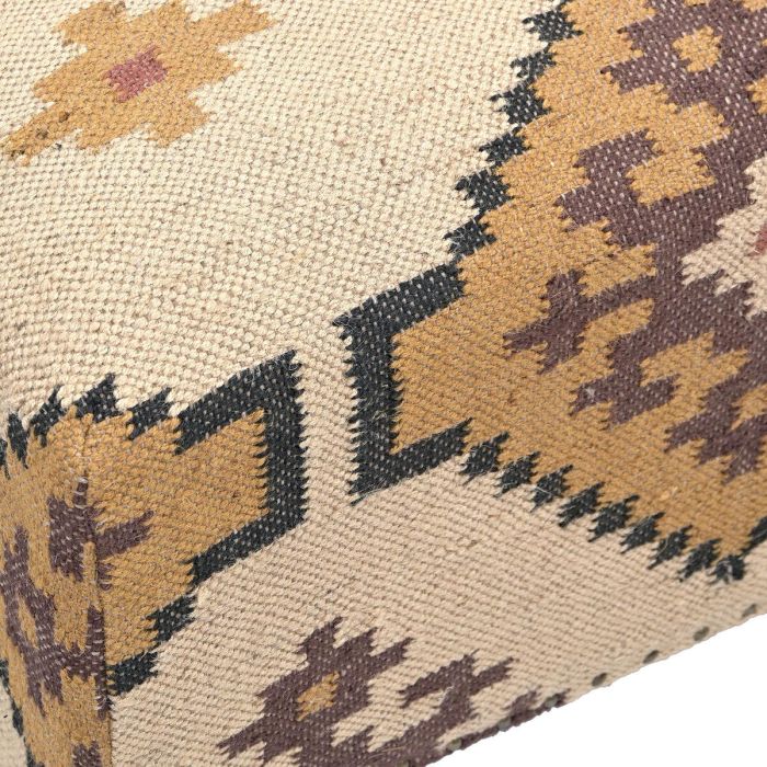Reposapiés Home ESPRIT Beige Mostaza 80 x 80 x 44 cm 1 Reposapiés Home ESPRIT Beige Mostaza 80 x 80 x 44 cm 1