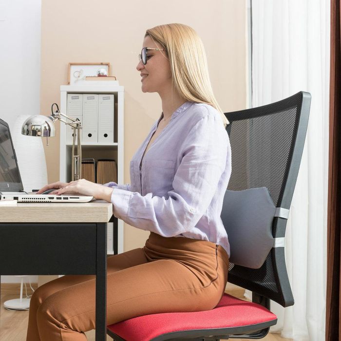 Cojín Lumbar de Gel con Funda Extraíble Glushion InnovaGoods Cojín Lumbar de Gel con Funda Extraíble Glushion InnovaGoods