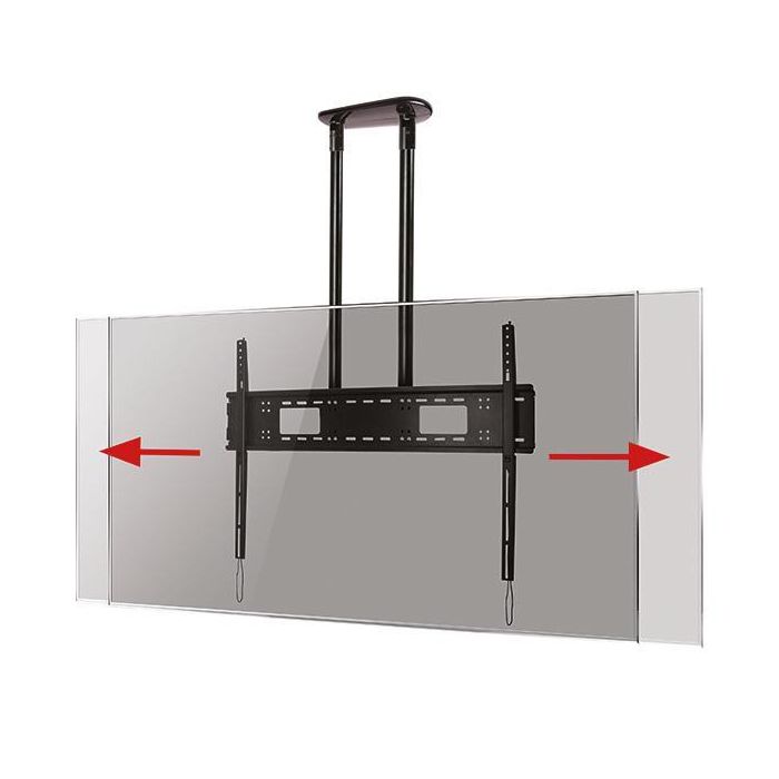 B-Tech BT8448 Soporte Techo Pantallas Grandes 65" - 120", 1.5m, Negro, Hasta 130 kg 2