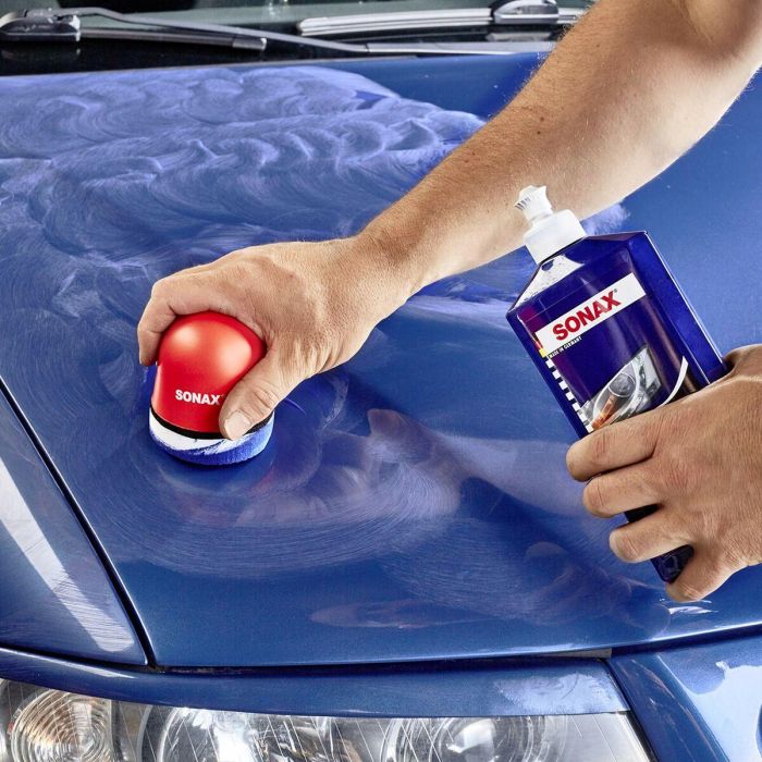 Sonax SX02962000 Pulimento y Cera Azul 500ml para Coches Azules - Restaura Brillo, Intensifica Color y Elimina Arañazos 5 Sonax SX02962000 Pulimento y Cera Azul 500ml para Coches Azules - Restaura Brillo, Intensifica Color y Elimina Arañazos 5