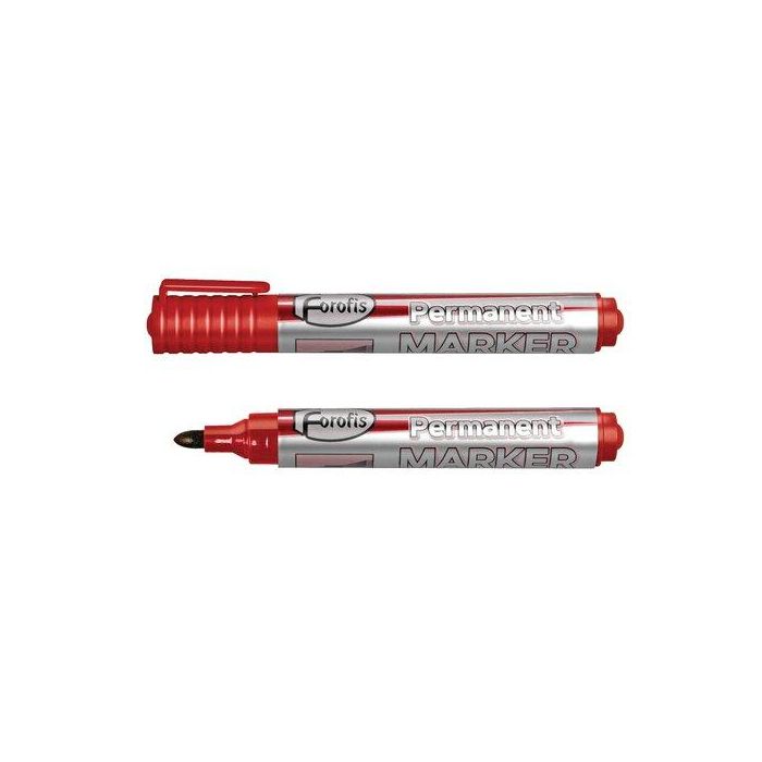 Marcador Permanente Forofis 270 Conico Rojo (Set de 12)