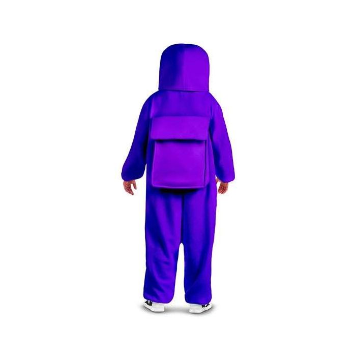 Disfraz among us impostor purple XL (escafandra y traje con cremallera y bolsillos) 2 Disfraz among us impostor purple XL (escafandra y traje con cremallera y bolsillos) 2