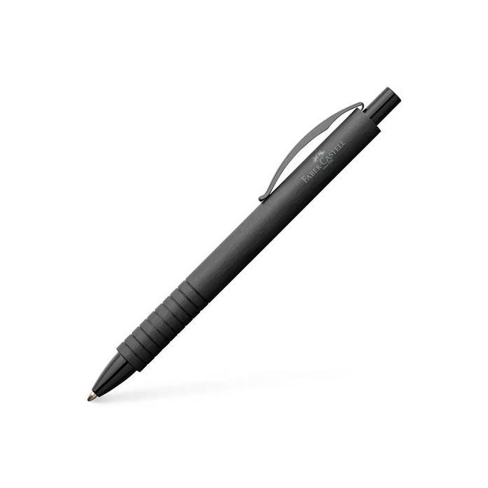 Faber Castell Bolígrafo Essentio Aluminio B Tinta Negra Recargable Negro Mate Faber Castell Bolígrafo Essentio Aluminio B Tinta Negra Recargable Negro Mate