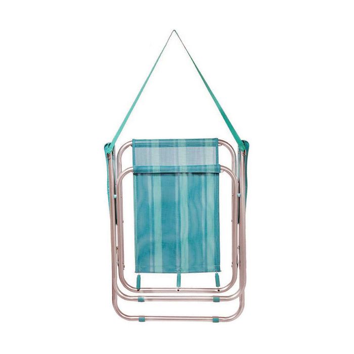 Silla playa aluminio plegable fija mediterran 53x44x76 cm 2 Silla playa aluminio plegable fija mediterran 53x44x76 cm 2