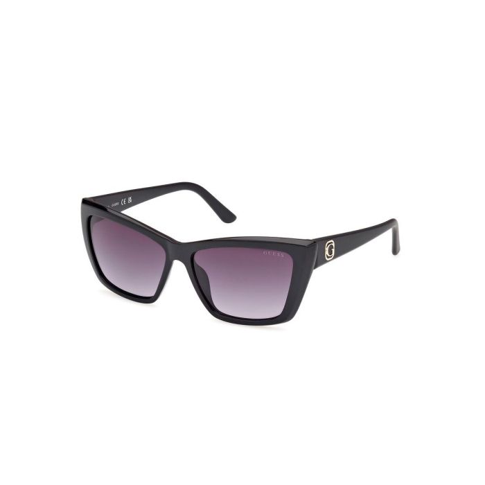 Guess Gafas GU00098 01B Gafas de Sol Mujer Forma Cat-eye de Lujo Montura Negro Brillante Cristales Gris Humo Degradado 55 mm 3 Guess Gafas GU00098 01B Gafas de Sol Mujer Forma Cat-eye de Lujo Montura Negro Brillante Cristales Gris Humo Degradado 55 mm 3