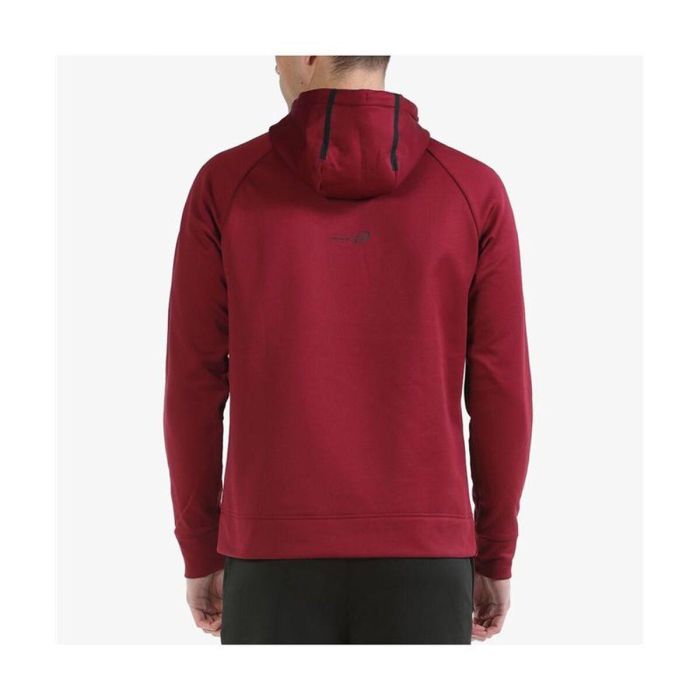 Sudadera con Capucha Mujer Bullpadel Lipis Rojo Oscuro 3