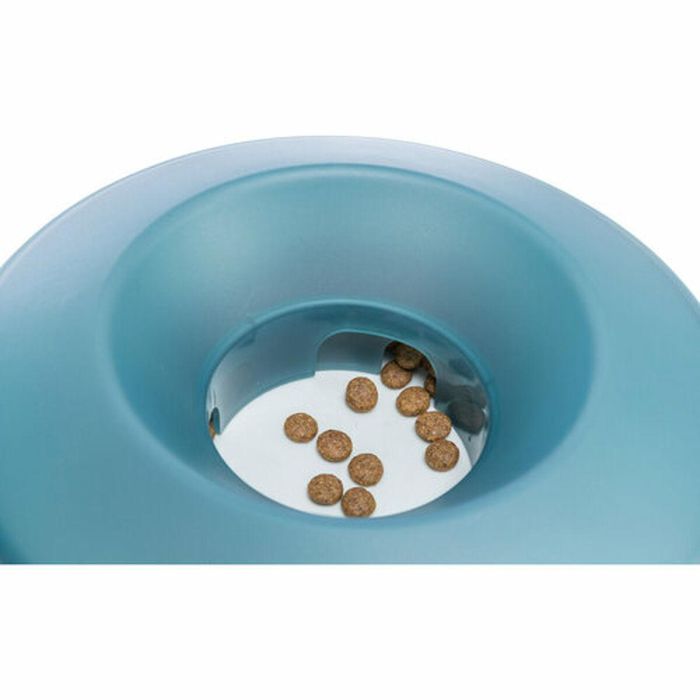 Comedero para Perro Trixie Slow Feeding Azul Gris Caucho Plástico TPR Ø 23 cm 500 ml 5