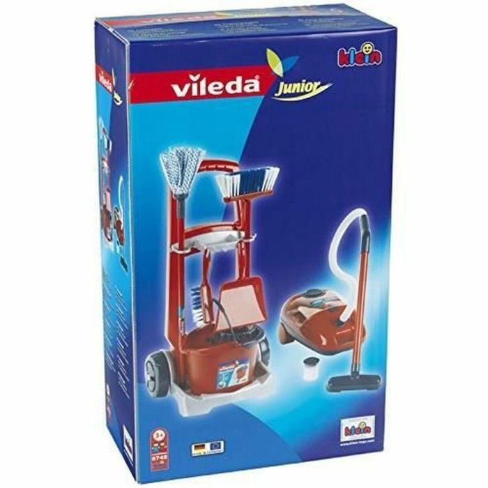 Klein Carro de Limpieza Vileda con Aspiradora Juguete Electrónico: Aspira de Verdad, Sonidos Realistas, Incluye Accesorios, para Niños +3 Años 0 Klein Carro de Limpieza Vileda con Aspiradora Juguete Electrónico: Aspira de Verdad, Sonidos Realistas, Incluye Accesorios, para Niños +3 Años 0