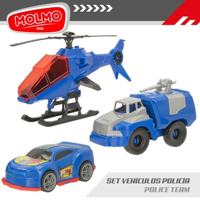 Set de Vehículos Colorbaby 20 x 12 x 8,5 cm 6 Unidades 3 Piezas Policía 5 Set de Vehículos Colorbaby 20 x 12 x 8,5 cm 6 Unidades 3 Piezas Policía 5