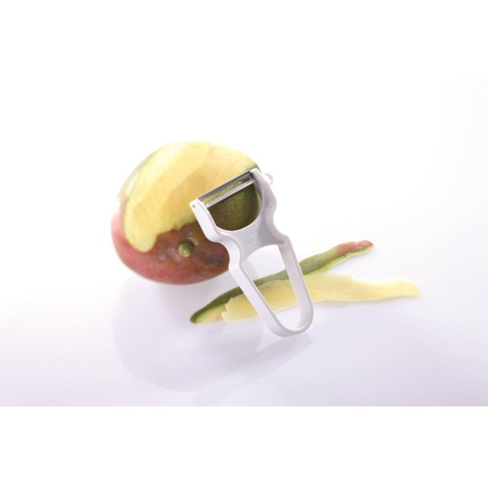 Ritter Pelador de Frutas y Verduras con Cuchillas de Acero Inoxidable Móviles, Ambidextro, Ideal para Uso Diario 2