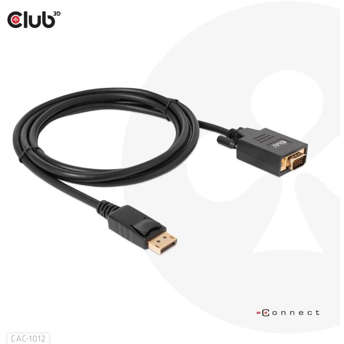 Club3D Kabel DisplayPort > VGA St/St 2m retail 6 Club3D Kabel DisplayPort > VGA St/St 2m retail 6