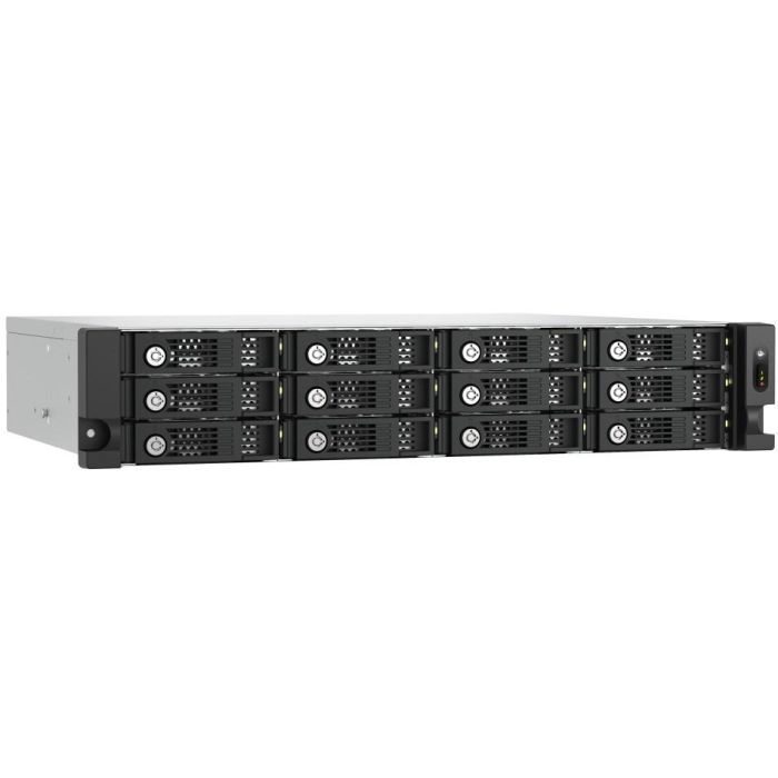 QNAP TL-R1200PES-RP Caja de Disco Duro/SSD 12 Bahías 2U Rackmount PCIe SATA JBOD 3 QNAP TL-R1200PES-RP Caja de Disco Duro/SSD 12 Bahías 2U Rackmount PCIe SATA JBOD 3