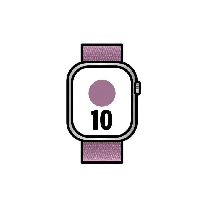 Apple Watch Series 10/ GPS/ Cellular/ 46mm/ Caja de Aluminio / Correa Loop Deportiva Ciruela Apple Watch Series 10/ GPS/ Cellular/ 46mm/ Caja de Aluminio / Correa Loop Deportiva Ciruela