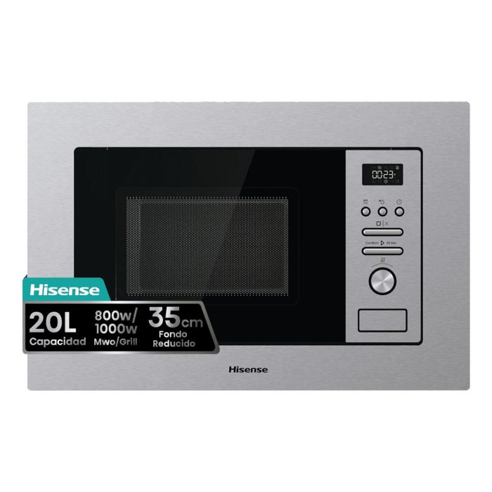 Microondas con Grill Hisense BIM320G41X 800 W