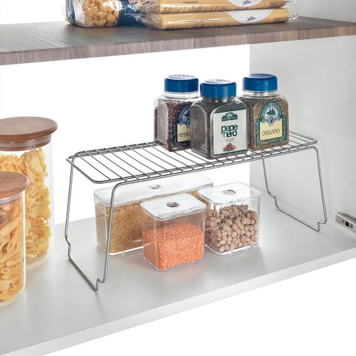 Metaltex Estante apilable 45x19x18cm con recubrimiento Polytherm Metallic 2 Metaltex Estante apilable 45x19x18cm con recubrimiento Polytherm Metallic 2