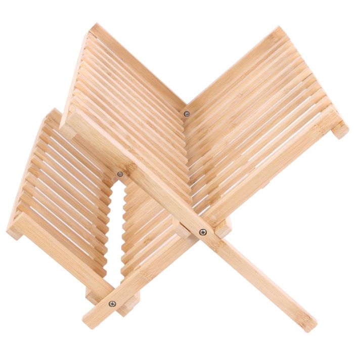 Cook Concept Escurreplatos Bambú Plegable 33x40,3 cm 2