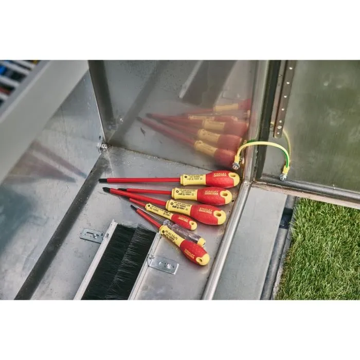 Stanley 0-65-443 Juego de 6 Destornilladores Aislados 1000V Electricista Pozidriv Probador 5