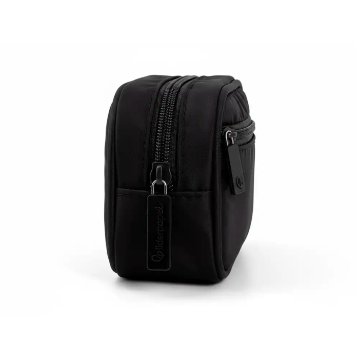 Liderpapel Estuche Portatodo Duo 2 Cremalleras Negro 220x90x50 mm 4