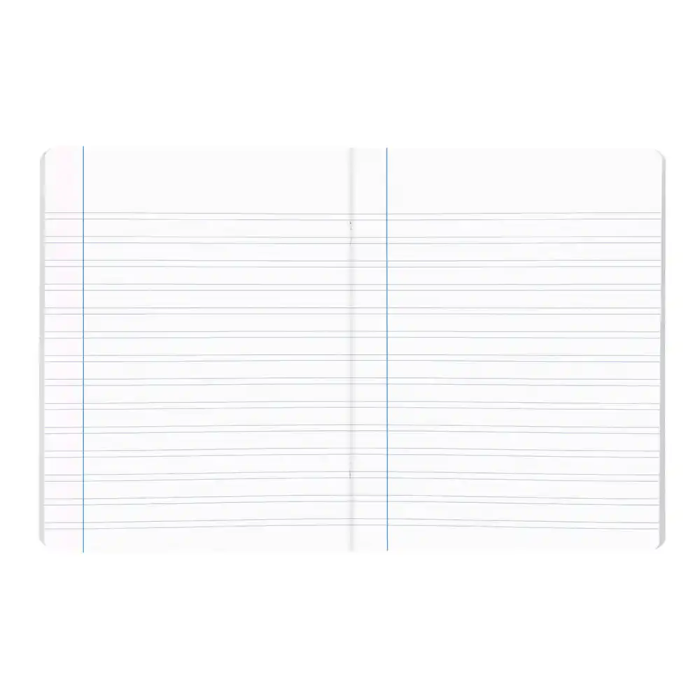 Liderpapel Libreta Smart A5+ 32 Hojas 75gr Pauta 4 3.5mm con Margen Colores Surtidos 6