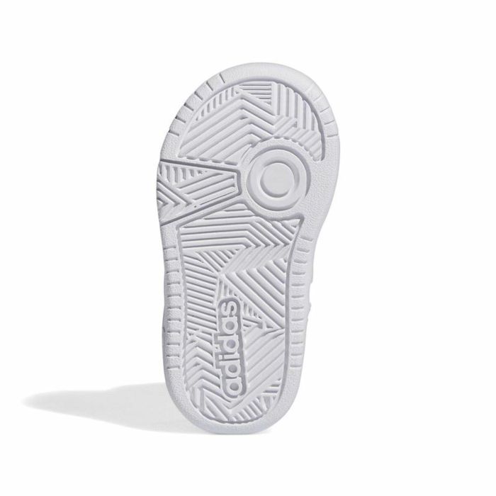 Zapatillas de Deporte para Bebés Adidas Hoops Mid 3.0 Blanco 4