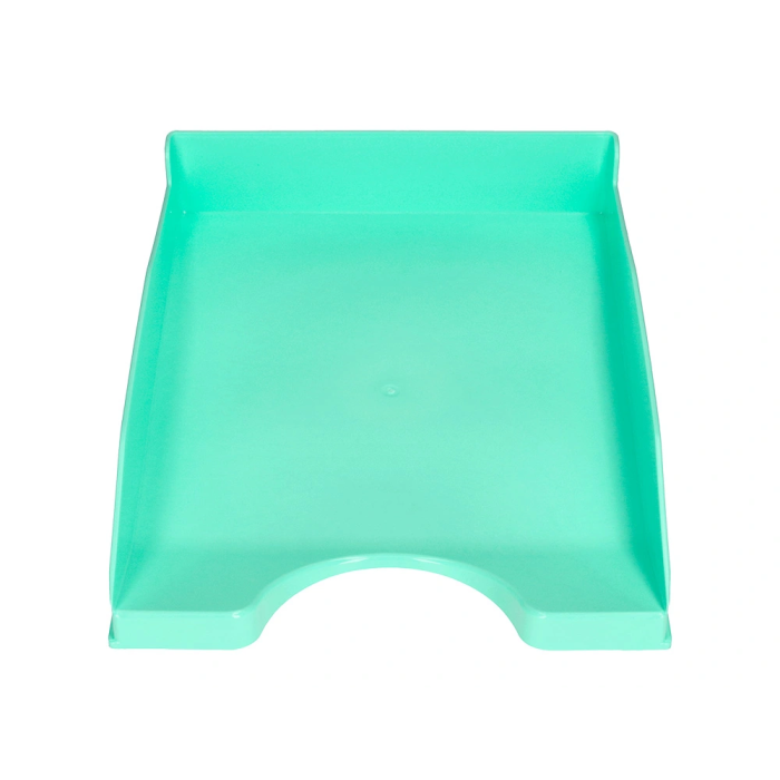 Q-connect Bandeja sobremesa plástico Verde Menta Opaco 240x70x340 mm 2