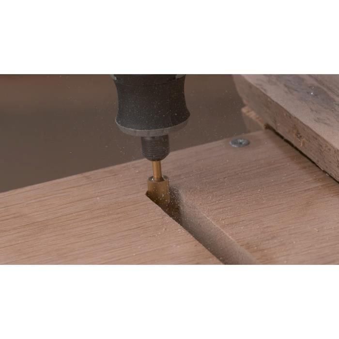 Juego de 2 cortadores de acero de alta velocidad de alta durabilidad Dremel Max 115 - ø 7,8 mm cilíndricos 1 Juego de 2 cortadores de acero de alta velocidad de alta durabilidad Dremel Max 115 - ø 7,8 mm cilíndricos 1
