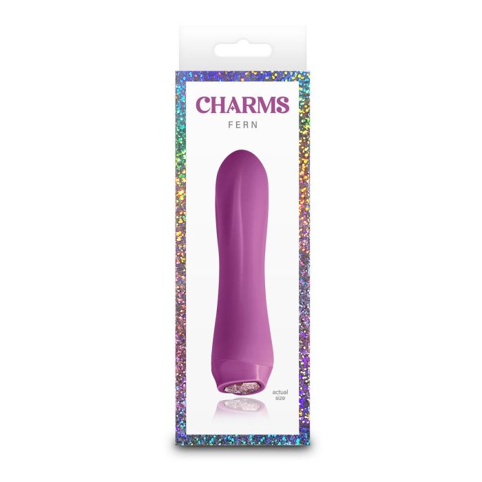 Mini Vibrador NS Novelties Charms Fern Ruby Rojo 1