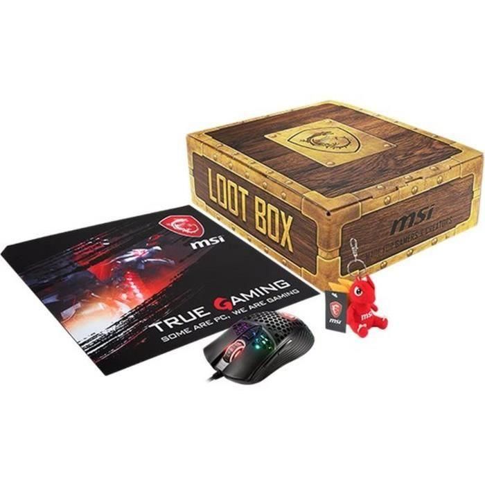 Caja de botín 1 (mouse para juegos + alfombrilla de mouse + llavero de Lucky Dragon) 1