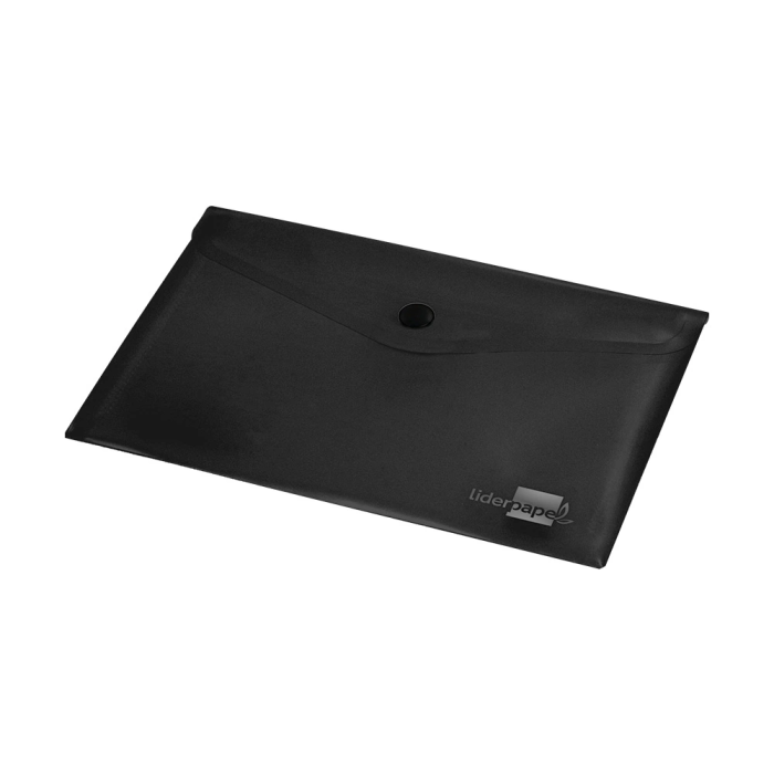 Liderpapel Dossier Carpeta Broche Polipropileno DIN A7 Negro Opaco Resistente 180 micras 4 Liderpapel Dossier Carpeta Broche Polipropileno DIN A7 Negro Opaco Resistente 180 micras 4