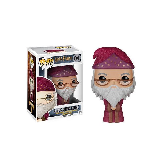 Funko Pop! 05863 Figura de Vinilo Coleccionable de 9 cm de Albus Dumbledore de la saga Harry Potter, en Caja con Ventana