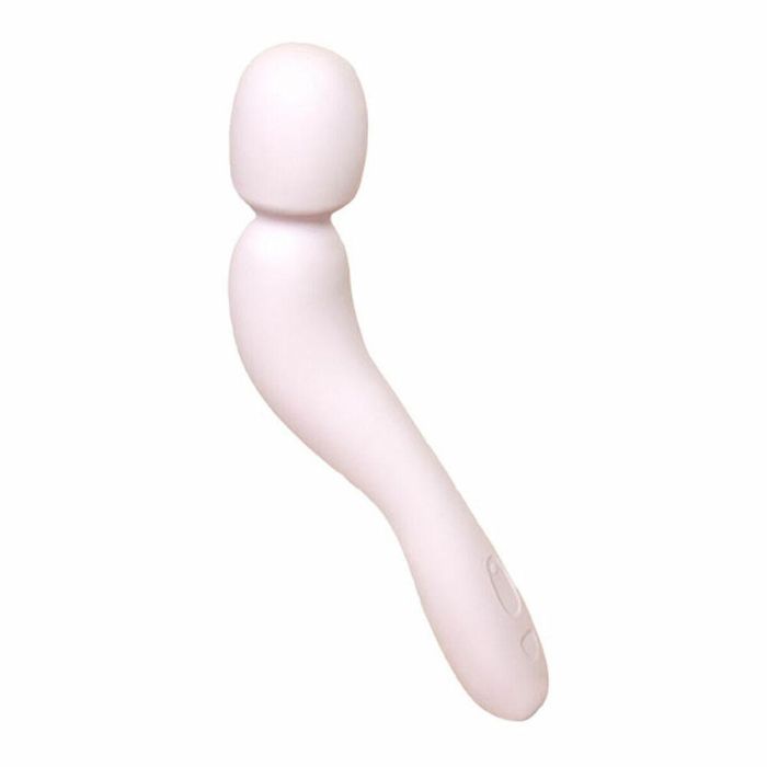 Vibrador Dame Com Wand Massager Quartz Blanco Rosa