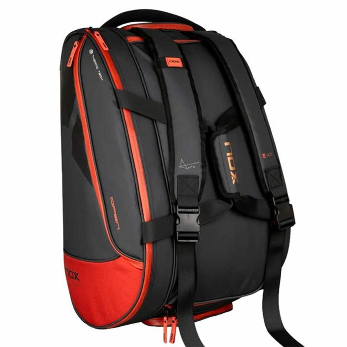 Paletero Nox Luxury Open Series Negro Rojo 1 Paletero Nox Luxury Open Series Negro Rojo 1