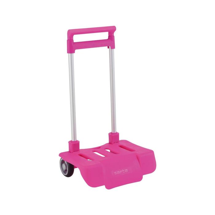 Carro Portamochilas Plegable Fucsia 300x230x525 mm