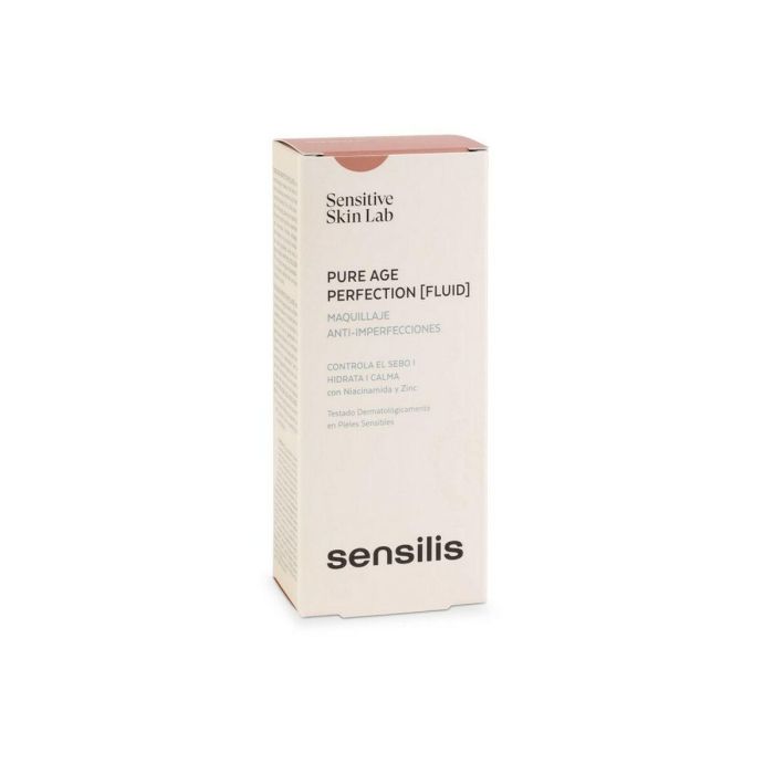 Sensilis #05-pêche rosé PURE AGE PERFECTION Maquillaje Alta Cobertura Anti-imperfecciones para Piel Mixta/Grasa 30 ml 1