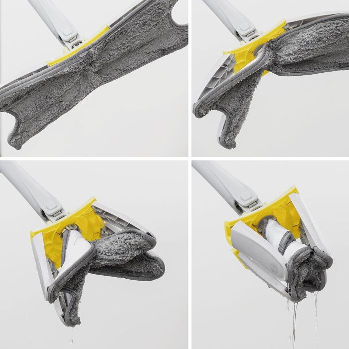 Mopa Fregona de Microfibra Autoescurrible Tipo X Twop InnovaGoods 15