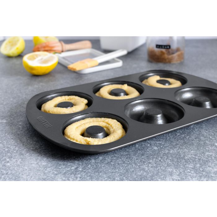 Molde para horno de rosquillas 6 unidades 8.5 cm Quttin (12 Unidades) 11 Molde para horno de rosquillas 6 unidades 8.5 cm Quttin (12 Unidades) 11