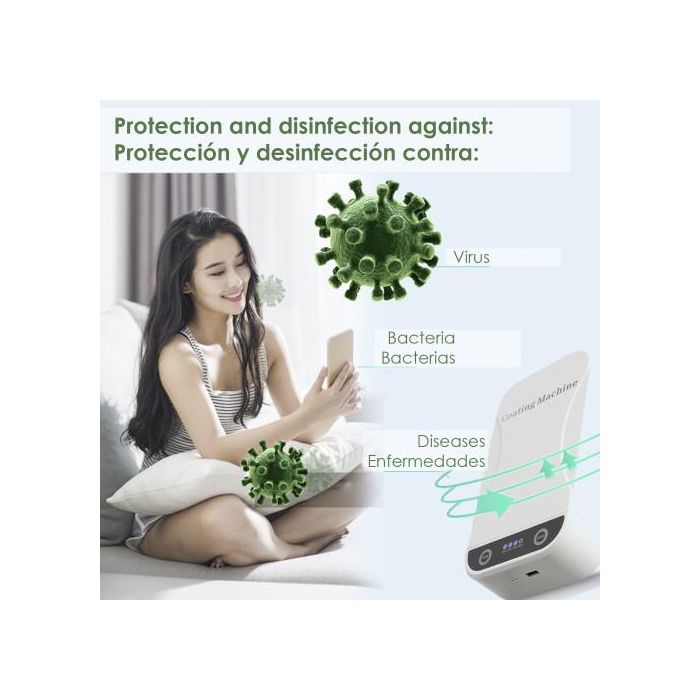 DAM DMAC0036 Caja Esterilizadora Portátil con Luz Ultravioleta y Aromaterapia 4